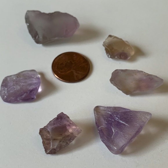 Gemmy Ametrine Gemstone Crystals Raw Rough Citrine Gem Lot Bundle 100 Carats - Picture 4 of 6